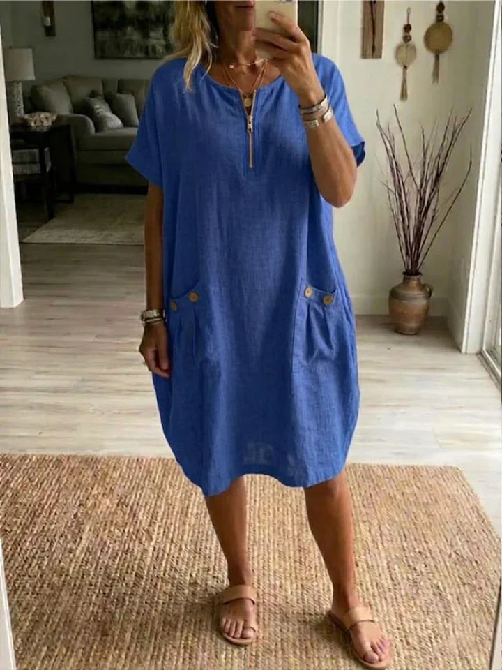 Pascale™ | Vestido Maxi con Cierre Frontal
