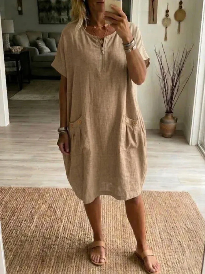 Pascale™ | Vestido Maxi con Cierre Frontal