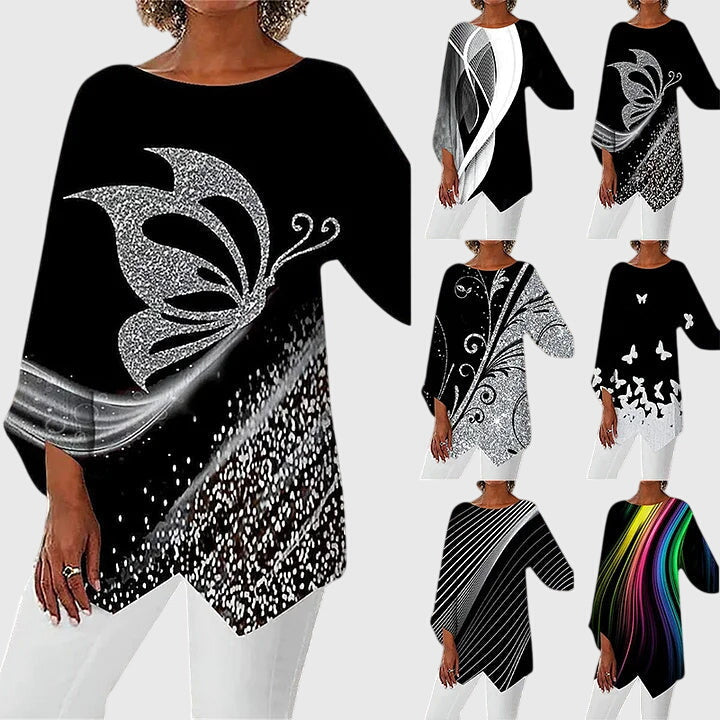 Alayah™ | Top Elegante de Cuello Redondo