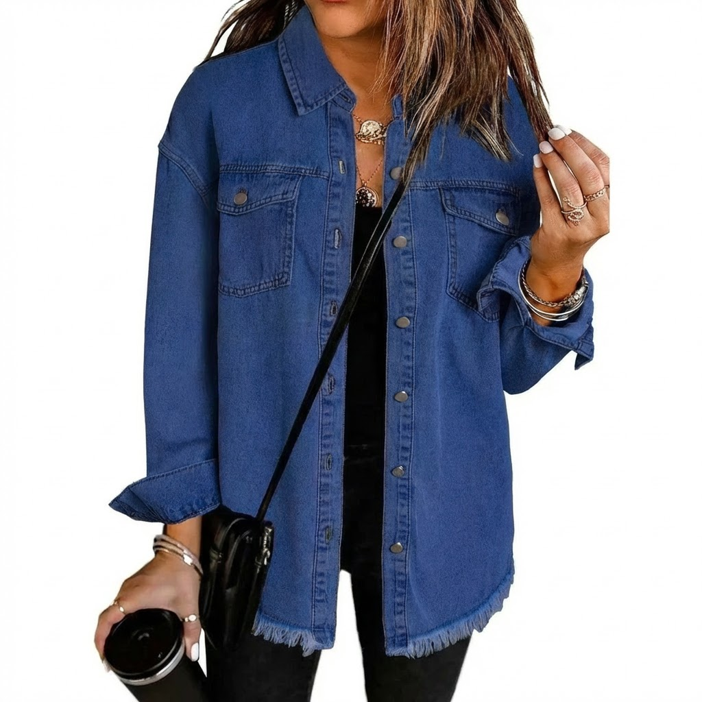Otoño | Chaqueta de Denim Clásica para el Día a Día