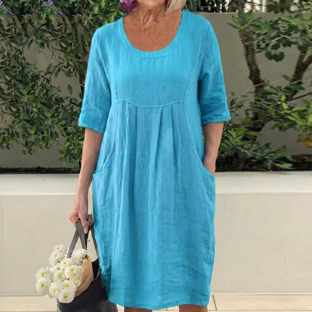 Paisley | Vestido Elegante Con Bolsillos
