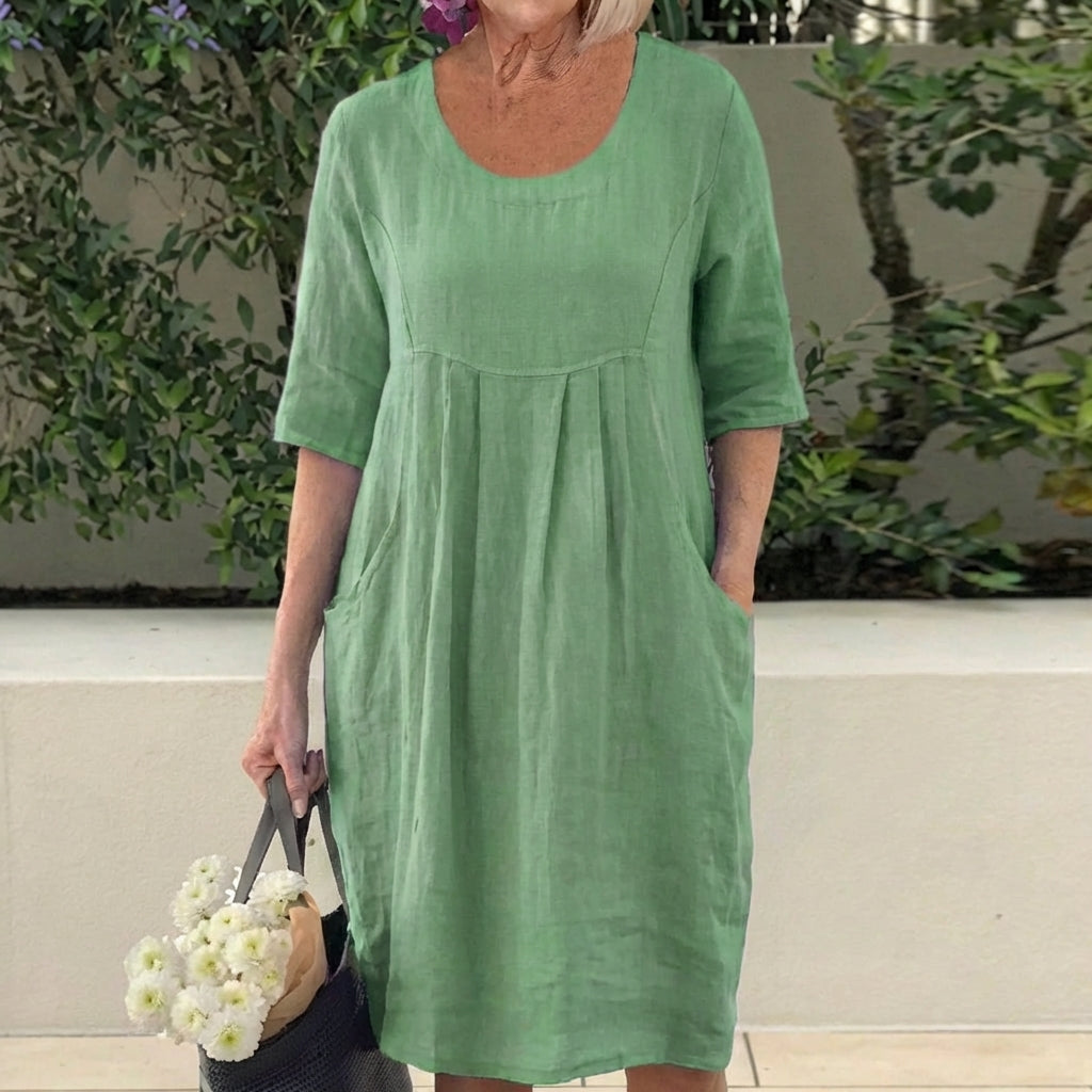 Paisley | Vestido Elegante Con Bolsillos