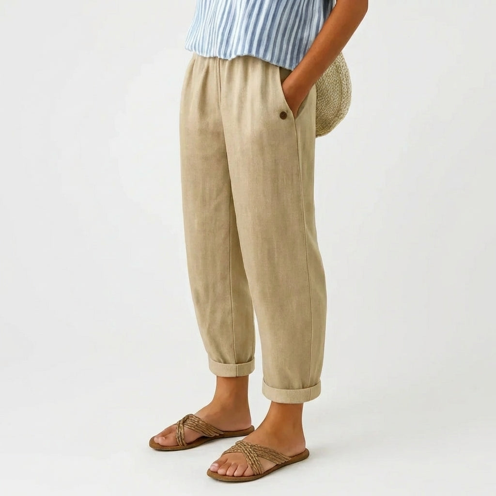 Stella | Pantalones de Lino Atemporal
