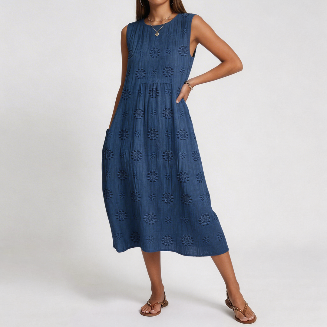 Audrey | Vestido Midi con Patrón