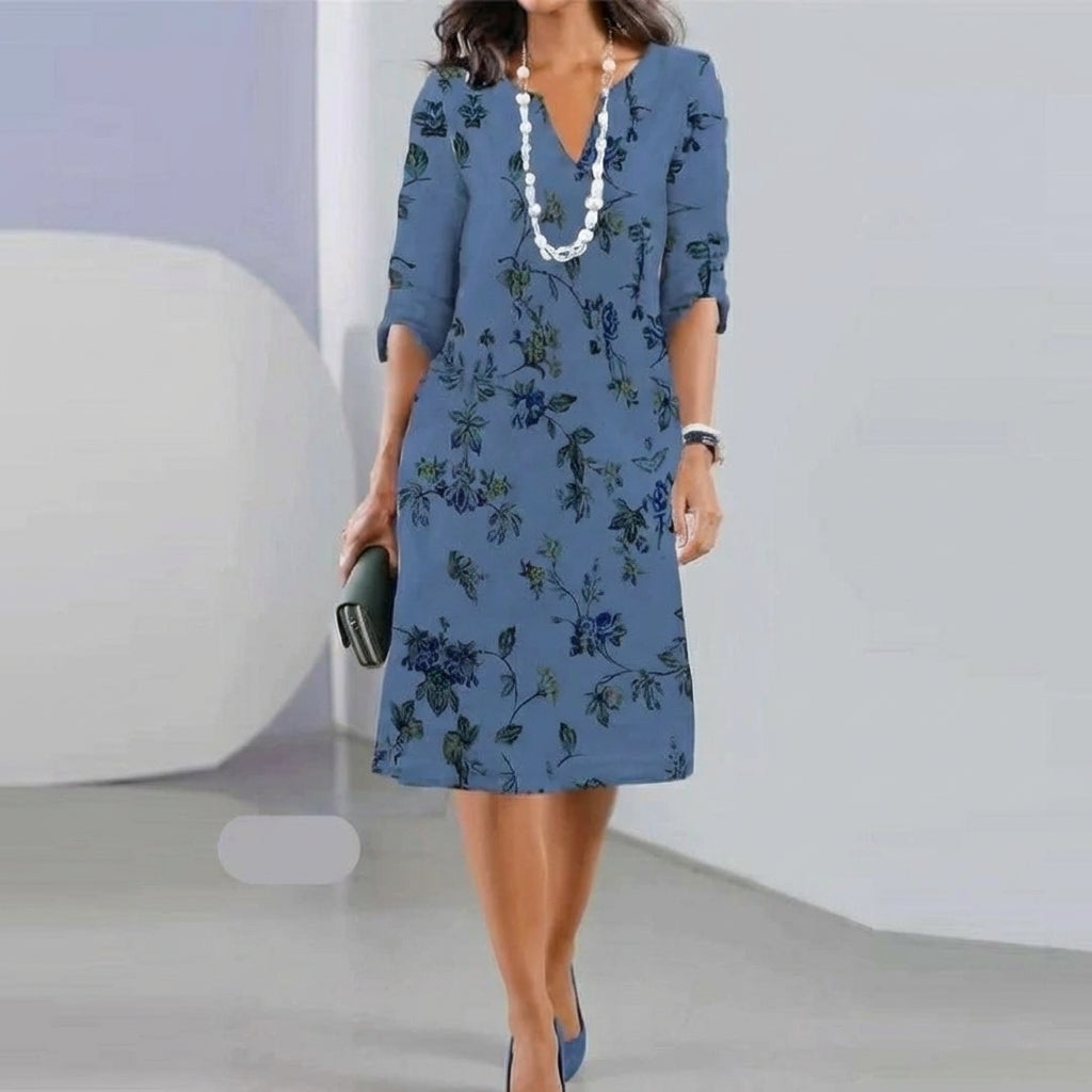 Scarlett | Vestido Floral en Capas