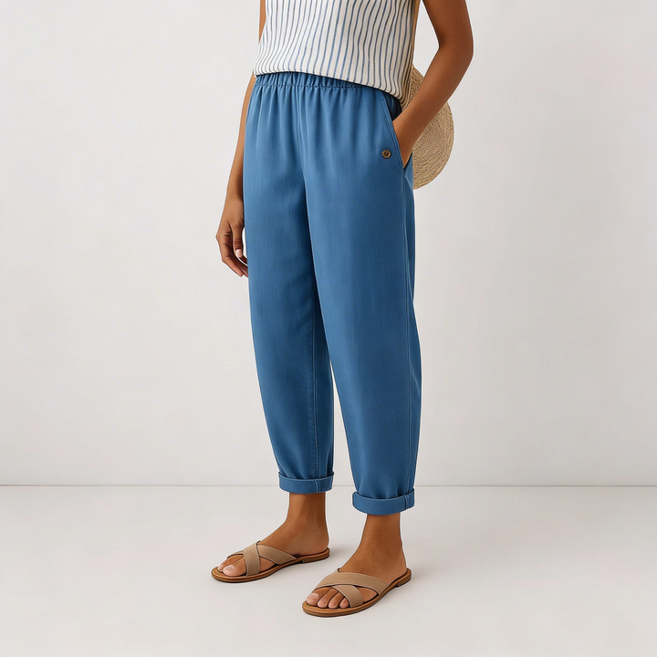 Stella | Pantalones de Lino Atemporal
