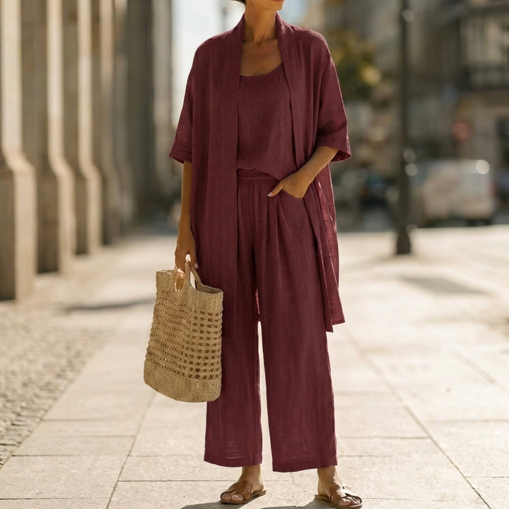 Abigail | Conjunto Elegante de Tres Piezas
