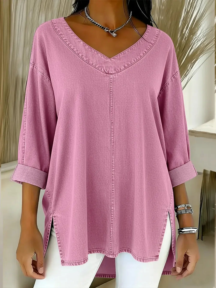 Lucy | Top de Denim Elegante