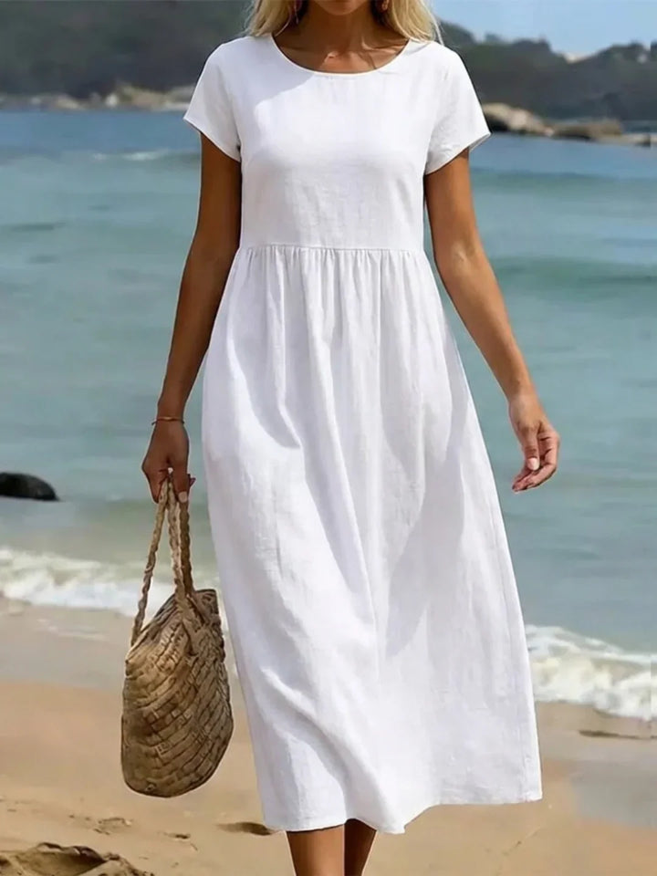 Ursina™ | Vestido Midi Fluido