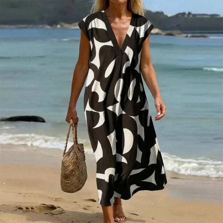 Tatiana™ | Vestido Maxi con Detalles de Corte